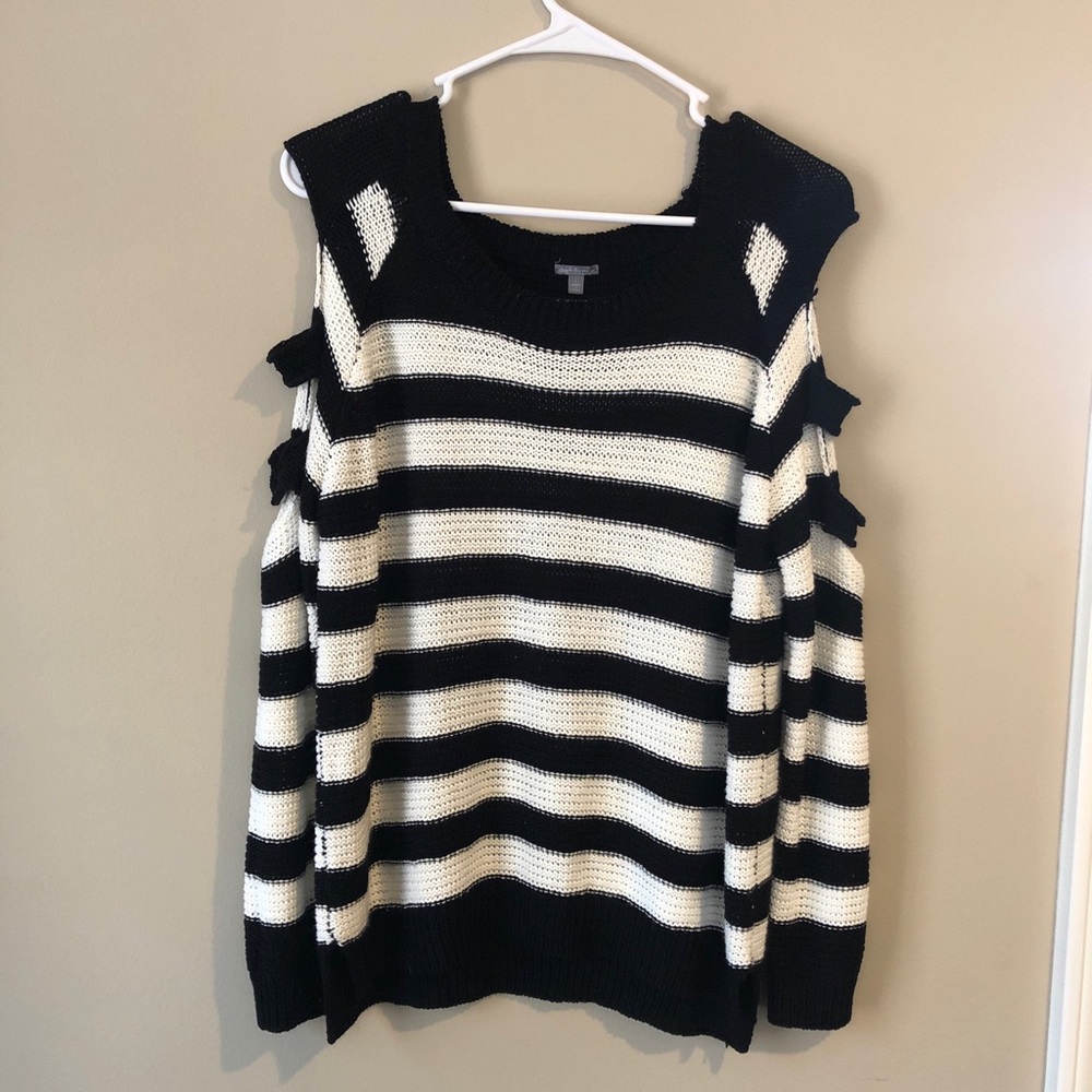 Striped Knit Sweater